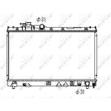 2 x NRF Kühler, Motorkühlung | 53352