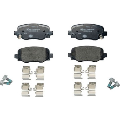 Hella | Bremsbelagsatz, Scheibenbremse | 8DB 355 025-481