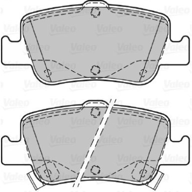 601377 Bremsbelagsatz, Scheibenbremse