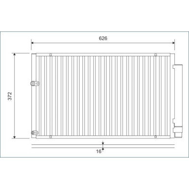 812880 Kondensator, Klimaanlage