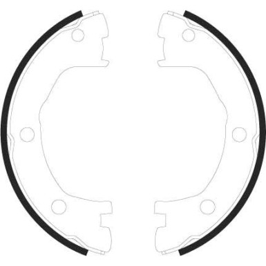 GS8440 Bremsbackensatz, Feststellbremse