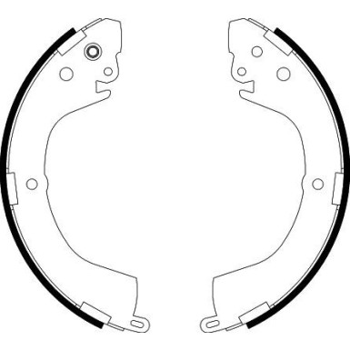 Hella | Bremsbackensatz | 8DB 355 002-151