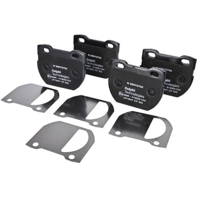 Delphi | Bremsbelagsatz, Scheibenbremse | LP1847 Delphi | Bremsbelagsatz, Scheibenbremse | LP1847