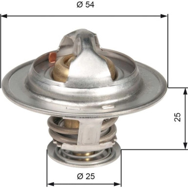 Gates | Thermostat, Kühlmittel | TH13076G1