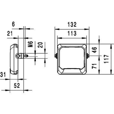 Hella | Arbeitsscheinwerfer | 1GA 995 193-041