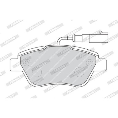 Ferodo | Bremsbelagsatz, Scheibenbremse | FDB1946