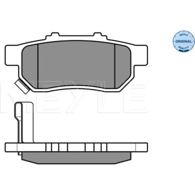 Meyle Bremsbelagsatz, Scheibenbremse MEYLE-ORIGINAL: True to OE 025 217 3813/W