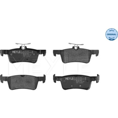 025 259 6816 Bremsbelagsatz, Scheibenbremse MEYLE-ORIGINAL: True to OE.
