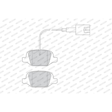 Ferodo Bremsbelagsatz, Scheibenbremse PREMIER FDB4321