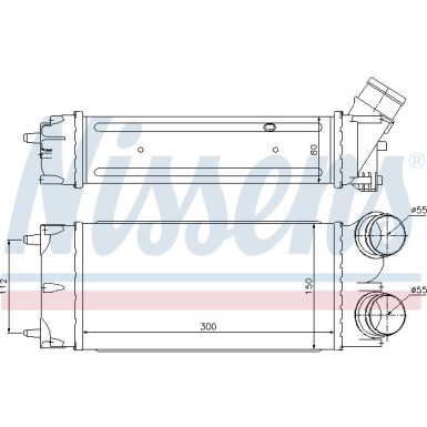 96626 Ladeluftkühler ** FIRST FIT **