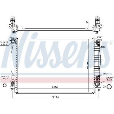 60307A Kühler, Motorkühlung ** FIRST FIT **