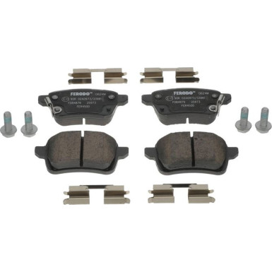 Ferodo Bremsbelagsatz, Scheibenbremse PREMIER ECO FRICTION FDB4879