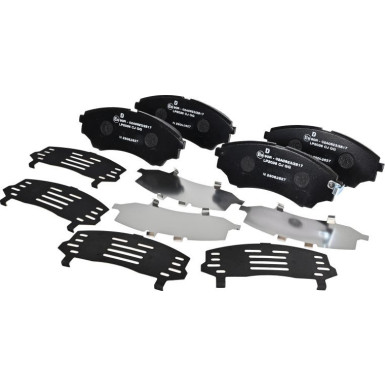 Delphi | Bremsbelagsatz, Scheibenbremse | LP2036