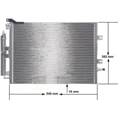 AC 720 000S Kondensator, Klimaanlage BEHR