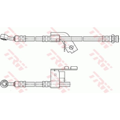 TRW | Bremsschlauch | PHD957