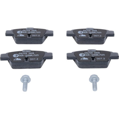 13.0460-3991.2 Bremsbelagsatz, Scheibenbremse