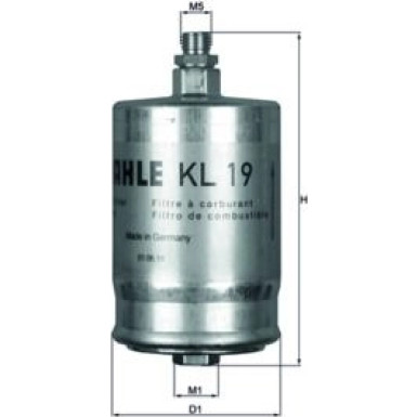 KL 19 Kraftstofffilter