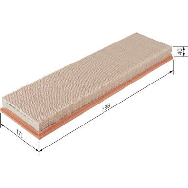 BOSCH 1 457 433 601 Luftfilter