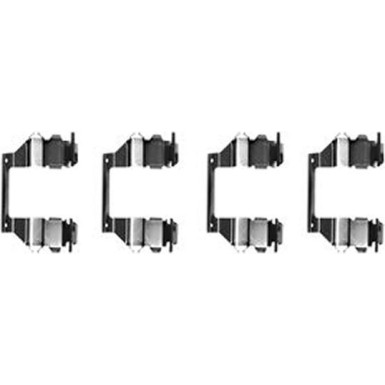 TRW | Zubehörsatz, Scheibenbremsbelag | PFK278