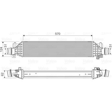 Valeo | Ladeluftkühler | 818629