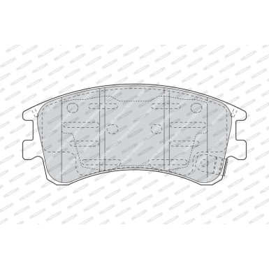 Ferodo Bremsbelagsatz, Scheibenbremse PREMIER ECO FRICTION FDB1619