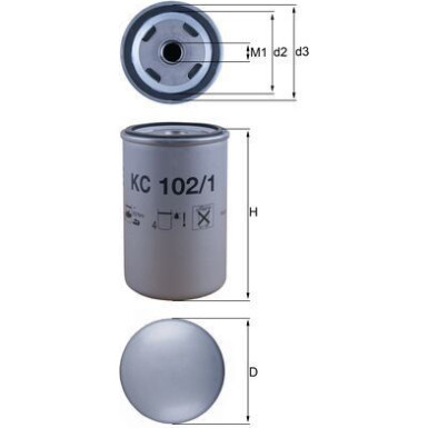 Knecht | Kraftstofffilter | KC 102/1