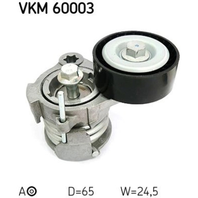 VKM 60003 Spannrolle, Keilrippenriemen