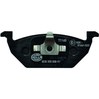 Hella | Bremsbelagsatz, Scheibenbremse | 8DB 355 008-591