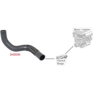 2420036 Kühlerschlauch