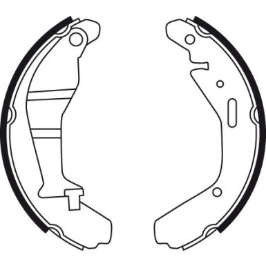 GS8724 Bremsbackensatz