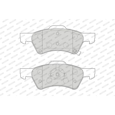 FDB1510 Bremsbelagsatz, Scheibenbremse PREMIER ECO FRICTION