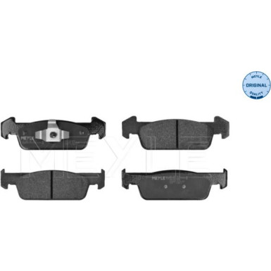 025 257 3817 Bremsbelagsatz, Scheibenbremse MEYLE-ORIGINAL: True to OE.