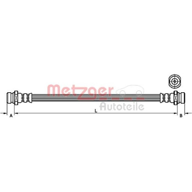 4110832 Bremsschlauch