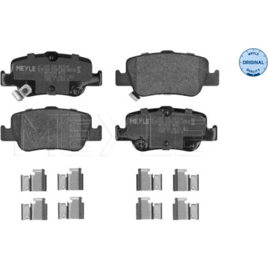 Meyle Bremsbelagsatz, Scheibenbremse MEYLE-ORIGINAL: True to OE 025 246 6415/W