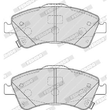 Ferodo Bremsbelagsatz, Scheibenbremse PREMIER ECO FRICTION FDB4047