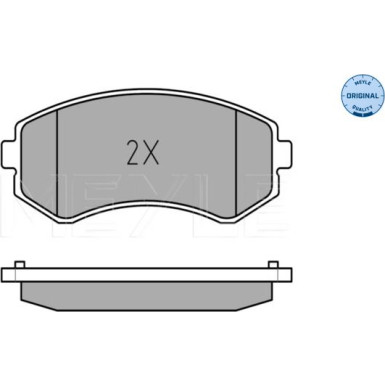 Meyle Bremsbelagsatz, Scheibenbremse MEYLE-ORIGINAL: True to OE 025 235 0216/W Meyle Bremsbelagsatz, Scheibenbremse MEYLE-ORIGINAL: True to OE 025 235 0216/W