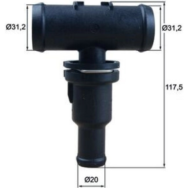 TH 53 75 Thermostat, Kühlmittel BEHR