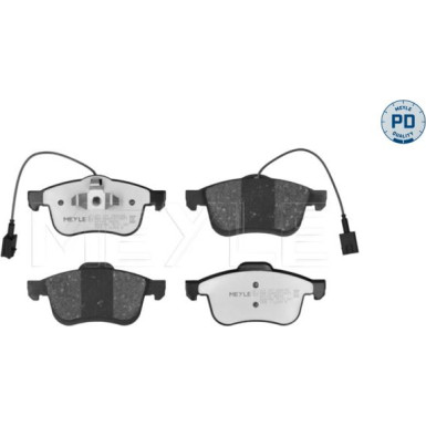 Meyle Bremsbelagsatz, Scheibenbremse MEYLE-PD: Advanced performance and design 025 247 2920/PD