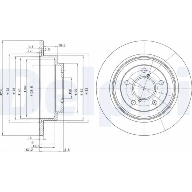 BG2826 Bremsscheibe BG2826 Bremsscheibe