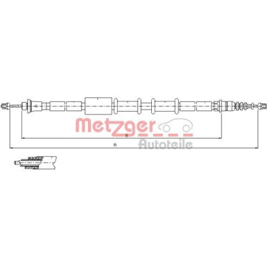 1651.22 Seilzug, Feststellbremse