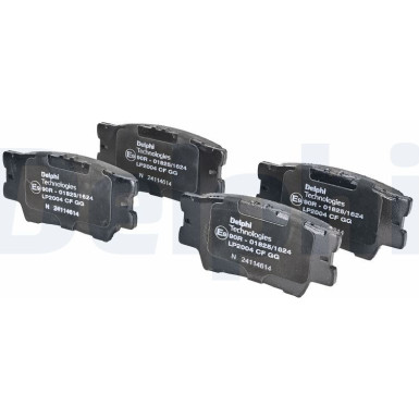 Delphi | Bremsbelagsatz, Scheibenbremse | LP2004 Delphi | Bremsbelagsatz, Scheibenbremse | LP2004