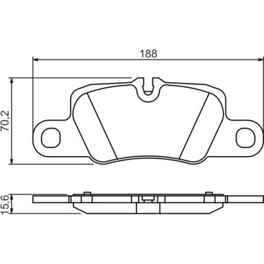 0 986 494 431 Bremsbelagsatz, Scheibenbremse