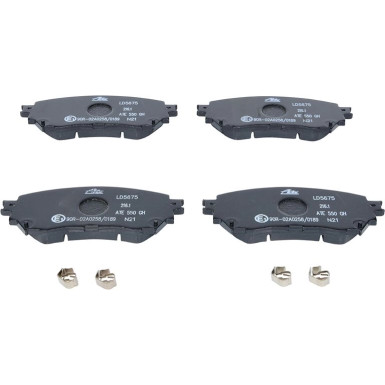 13.0470-5675.2 Bremsbelagsatz, Scheibenbremse ATE Ceramic