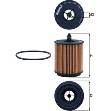 Knecht | Ölfilter | OX 258D