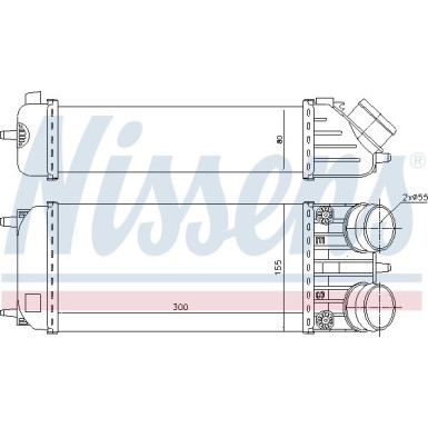 96508 Ladeluftkühler ** FIRST FIT **