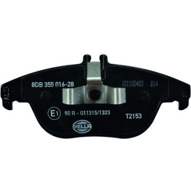 Hella | Bremsbelagsatz, Scheibenbremse | 8DB 355 016-281