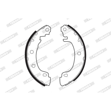 Ferodo | Bremsbackensatz | FSB544 Ferodo | Bremsbackensatz | FSB544