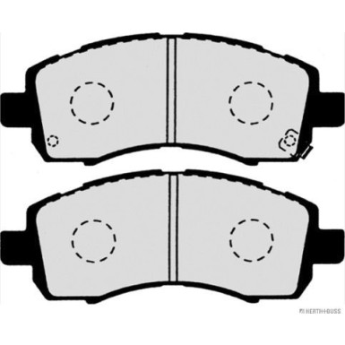 J3607012 Bremsbelagsatz, Scheibenbremse