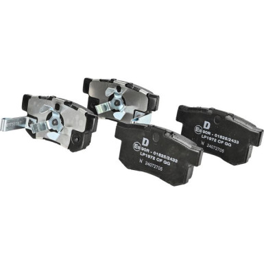 Delphi | Bremsbelagsatz, Scheibenbremse | LP1972