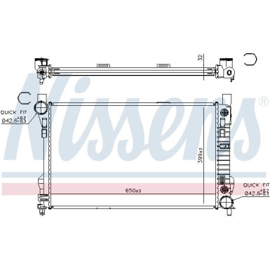 62786A Kühler, Motorkühlung 62786A Kühler, Motorkühlung